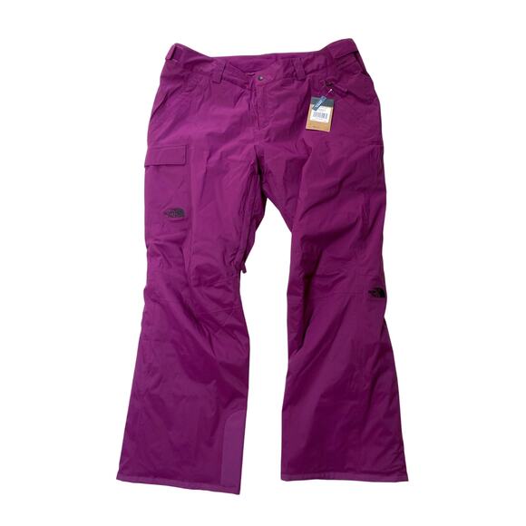 NEW North Face Freedom Insulated Snow Pants Womens Plus Size 3X Dark Purple $169 - Picture 2 of 7
